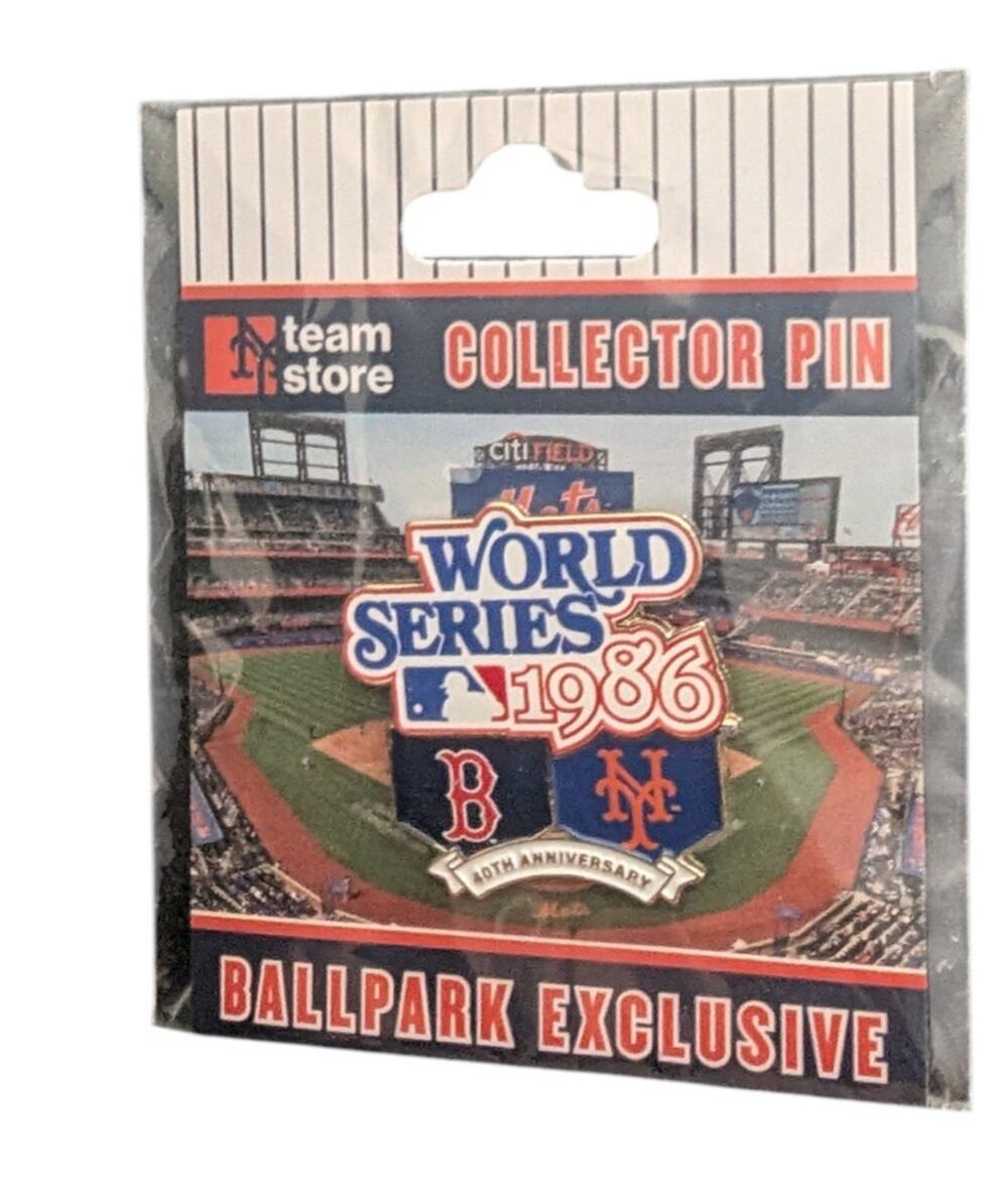 Sealed New York Mets 1986 World Series 40th Anniversary Ballpark Collector Pin